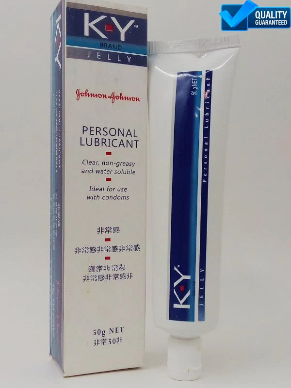 KY Lubricant 50g - Clear, Non Greasy & Water Soluble