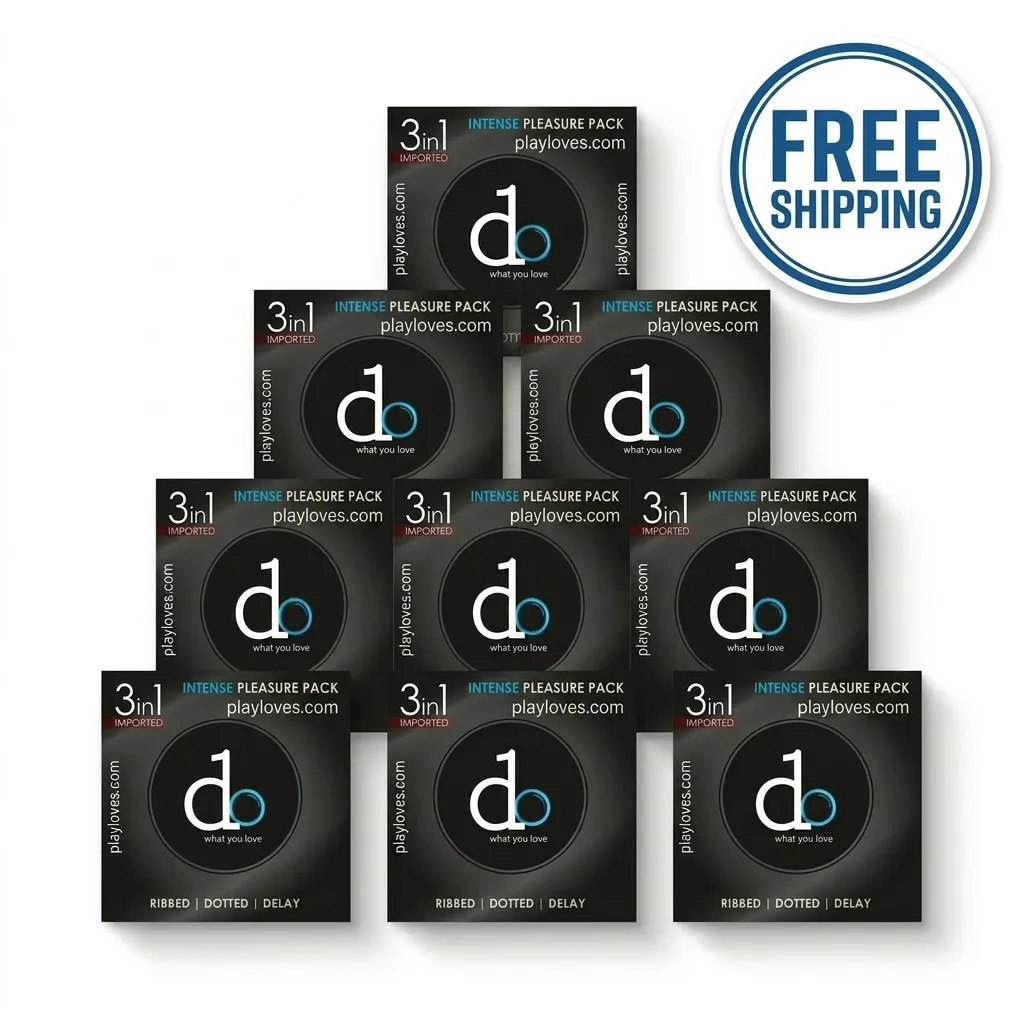 Do 3-in-1 Condoms (36 Pack) – Super Saver Bundle – Triple Action Pleasure