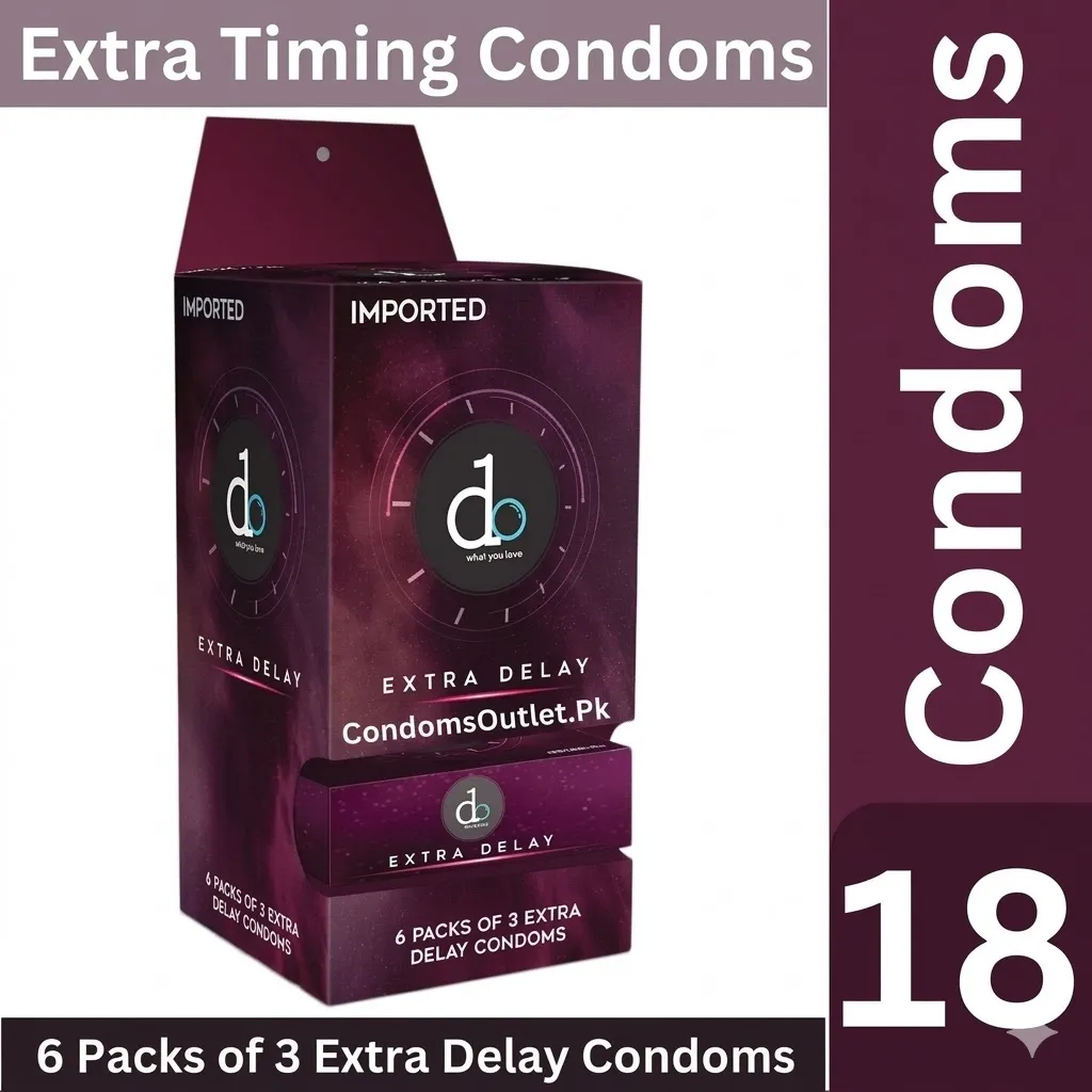 DO- Pack Of 6 Extra Delay Condoms 18s (With Private Packing 🔞)