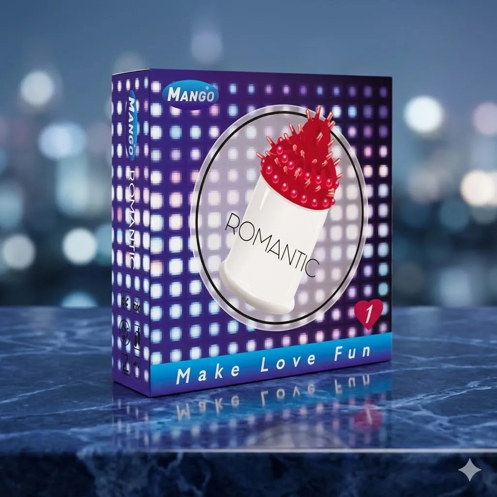 MANGO Romantic SPIKE CONDOM(With Private Packing 🔞)