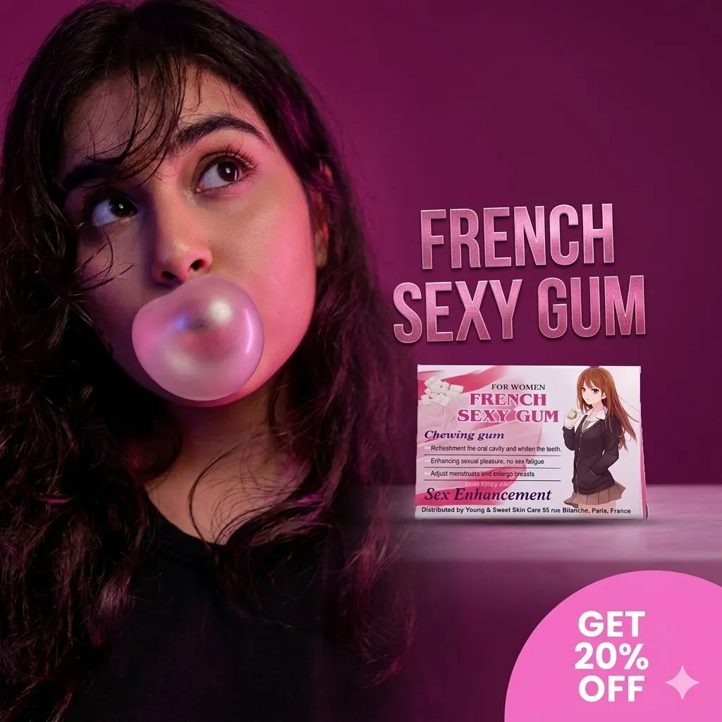 French Sexy Chewing Gum for Female